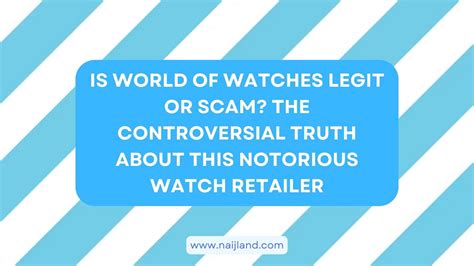 is world of watches legit